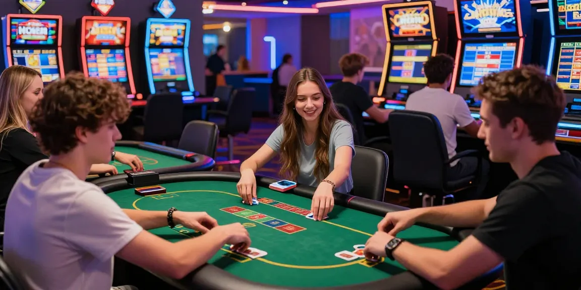 Dynamic gaming environment at http://sin88-onl.com/ with players enjoying casino games, vibrant colors, and engaging atmosphere.