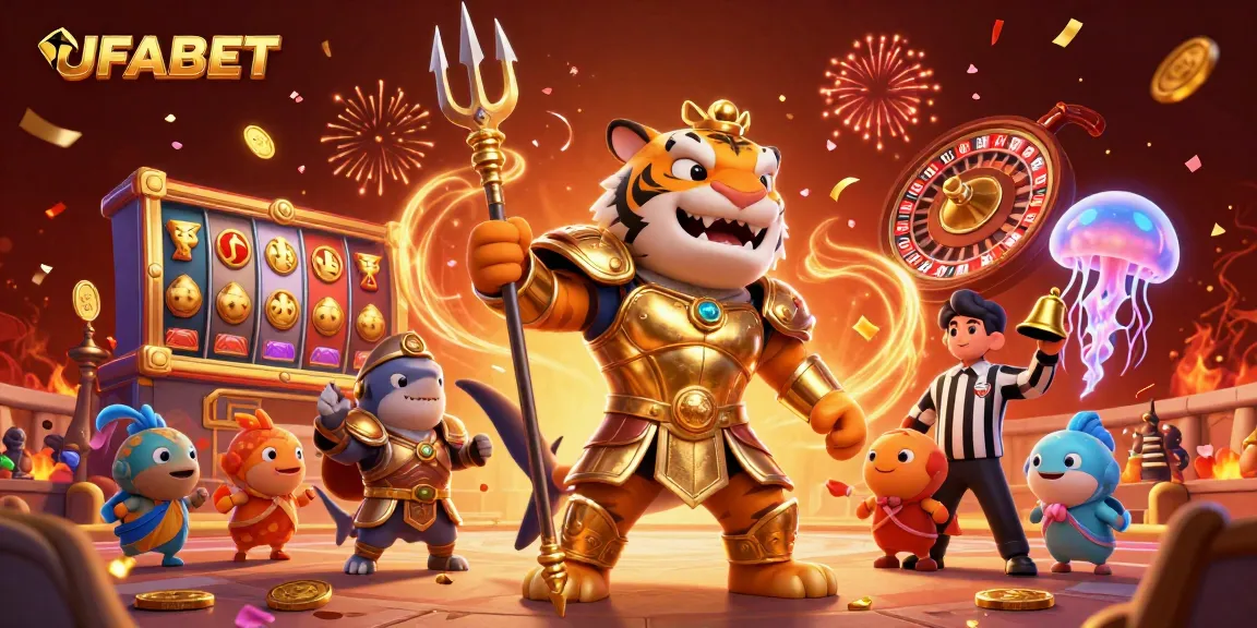 Experience thrilling gameplay with UFABET's vibrant slot machines and 3D immersive visuals.
