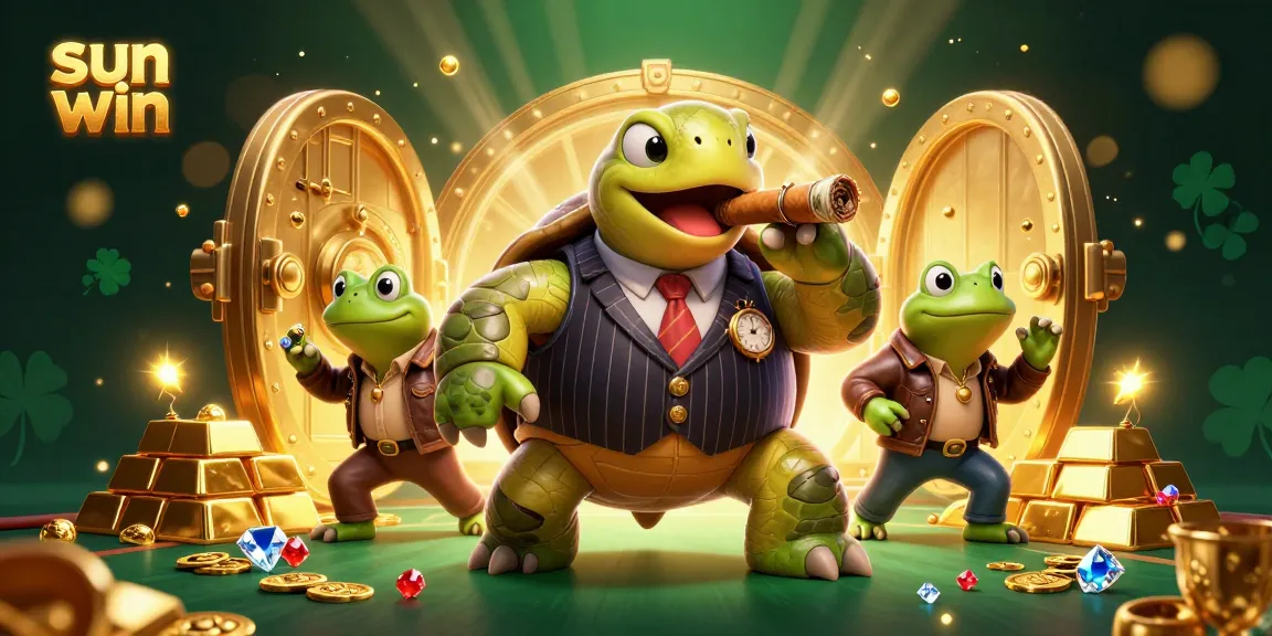 Experience thrilling gameplay at sun win, surrounded by treasure and engaging characters.